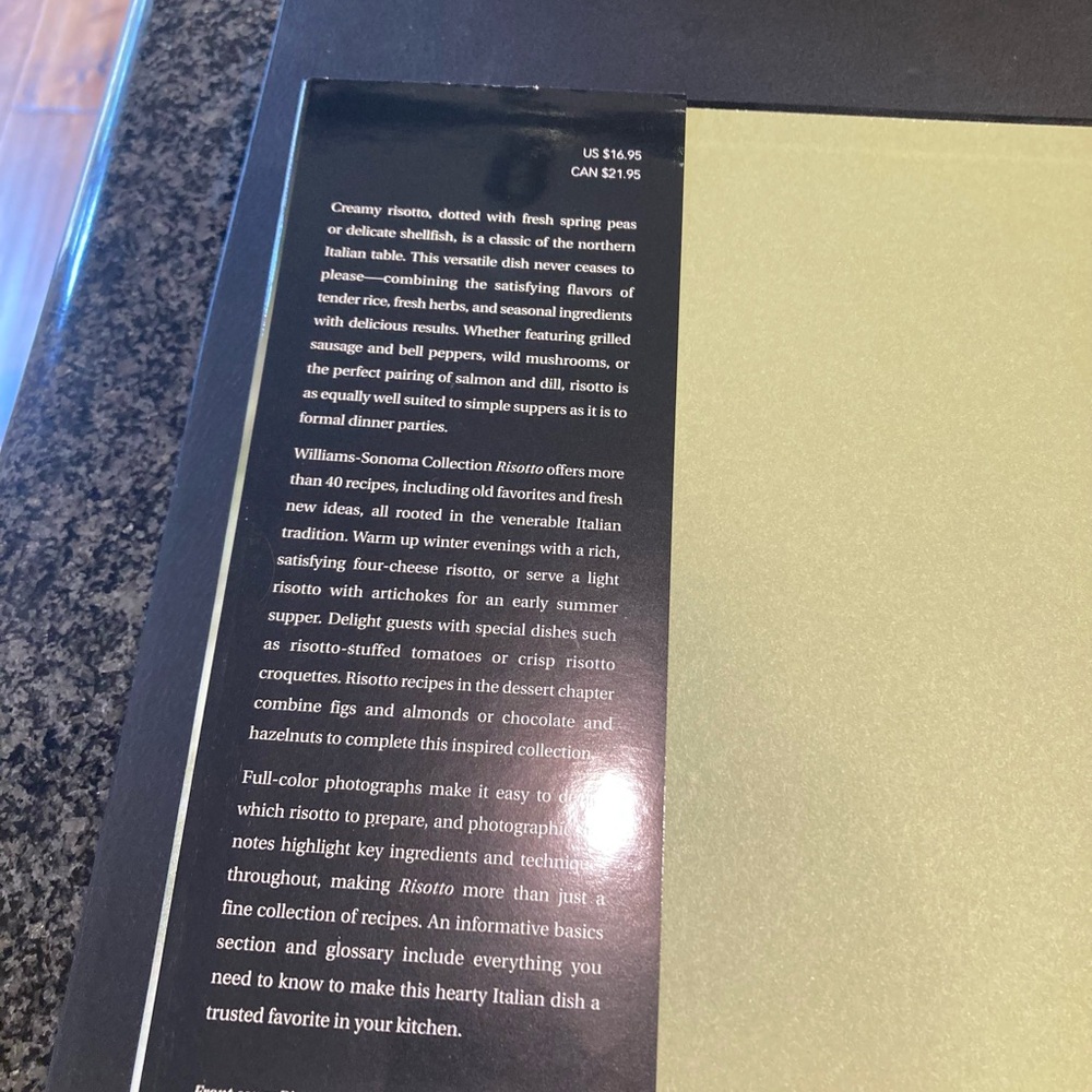 Williams-Sonoma Risotto Cookbook - Olive Green Cover - Picture 4 of 9